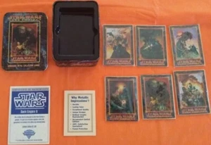 Star Wars Dark Empire II set carte da collezione in metallo goffrato con latta e certificato di autenticità 1996 - Foto 1 di 12