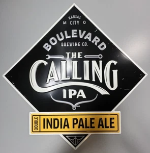 BOULEVARD BREWING CO The Calling Double IPA 22"x22" Metal Craft Beer Wall Sign - Picture 1 of 18
