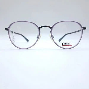 Cinque Panto Eyeglasses 11018-3 Extra Light 49□20 140 Gray/Lilac - Picture 1 of 6