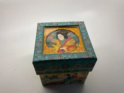 RARE! Punch Studios The Kirshner Decorative Arts Collection GEISHA Keepsake Box - Image 1 of 4