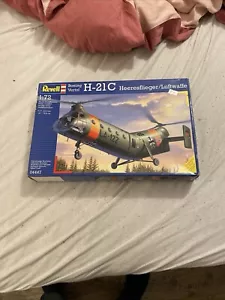 Revell,Modellbau,Flugzeug,Hubschrauber,Original,Retro,1:72, H-21C,Heeresflieger - Bild 1 von 8