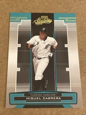 2005 Playoff Absolute Memorabilia Miguel Cabrera 70 - Image 1 of 2