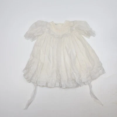  Vestido bebé bautizo vintage de Royal Child blanco talla 3T Foto 1 de 4