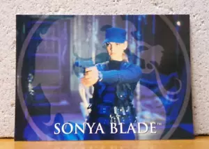 COOL MORTAL KOMBAT TRADING CARD CHARACTER CARD SONYA BLADE BRIDGETTE WILSON - Picture 1 of 2