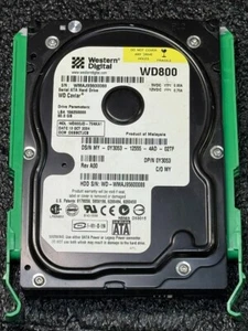 Dell Y3053 WD800JD-75HKA1 80GB 7.2K RPM 8MB Cache 1.5 Gb/s SATA HDD 3.5" - Picture 1 of 6