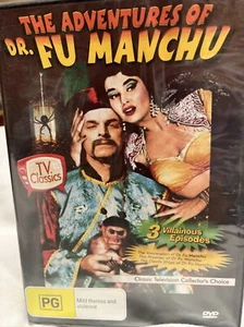 The Adventures of Dr. Fu Manchu, Classic TV, 3 Eps DVD, NEW Region 4 free post - Picture 1 of 3