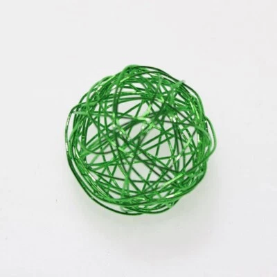 EUROSAND GMBH 12 Drahtbälle 30mm Draht Ball Dekokugel Tischdeko Streudeko Drahtkugel Drahtball