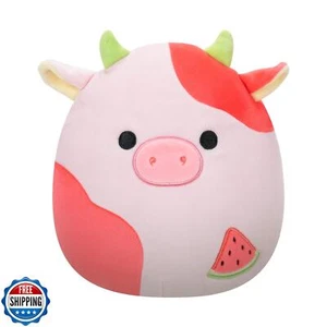 Squishmallows Original 8 Pulgadas Oola Sandía Perfumada Vaca - Jazwares Oficiales - Imagen 1 de 5