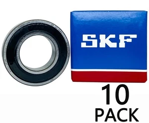 10PACK SKF 6005-2RSH 6005-2RS 25X47X12MM Double Rubber Seal Bearings 6005RS - Picture 1 of 4