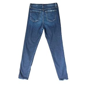 Pantalones de mezclilla Bridge By Gly para mujer 30 tiro ultra alto ribete al tobillo elástico 30x28 usados en excelente estado - Imagen 1 de 13