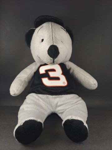 Dale Earnhardt 12” Plush Bear Nascar GM Used Cover