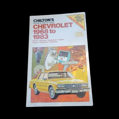 Chevrolet Chilton 1968-1983 manual de reparación Impala Bel Air Caprice Biscayne Foto 1 de 4
