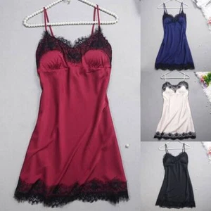 Sexy Womens Lace Lingerie Sleepwear Babydoll Slip Dress Nightie Robe Nightwear - Picture 1 of 25
