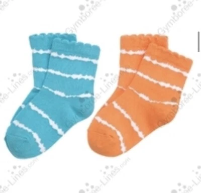 Paquete de 2 calcetines Gymboree niñas 0-6 M Tropical Bloom primavera Pascua nuevos con etiquetas Foto 1 de 3