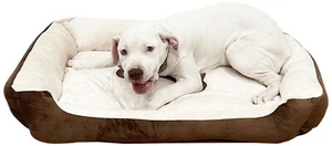 Luxury Pet Bed for Dogs or Cats - Super Soft, Machine Washable, Non-Slip Bottom - Picture 1 of 29