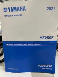 YAMAHA OWNER'S SERVICE MANUAL / YZ250FM / 2021 / NEW DEALER OWNED - Bild 1 von 3