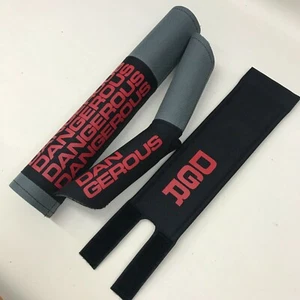 DANGEROUS CARRERA BMX PAD BLACK GRAY  - Picture 1 of 20