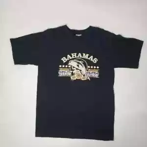 Camisa de colección de las Bahamas con estampado hinchado de una sola puntada para hombre talla L hecha en EE. UU. - Imagen 1 de 24