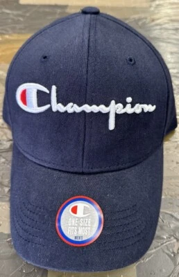 Gorra de béisbol Champion azul marino clásica de golf NUEVA ajustable Foto 1 de 2