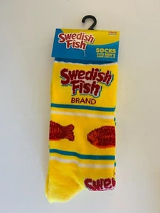 Calcetines Swedish Fish Novedad Crew PARA HOMBRES Talla 6-12 Odd Sox Caramelo Regalo Un Par - Imagen 1 de 2