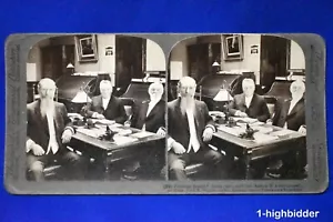 1904 Presidente Joseph F. Smith SUD mormón a través de estereoscopio estéreo Underwood 29 - Imagen 1 de 3