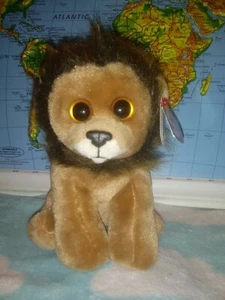 Original Ty Beanie Babies Louie Lion 6" Retirado - Imagen 1 de 3