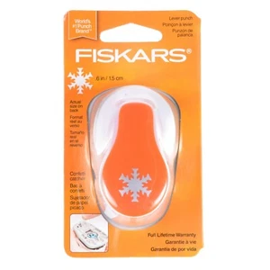 Fiskars Lever Punch Small Snowflake .06 in/1.5 cm (154650-1002) - Picture 1 of 4