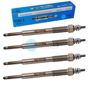 4 Piece You.S Glow Plugs for Hyundai i20 ix20 ix35 Matrix 1.4 1.5 1.6 1.7 Crdi - Picture 1 of 2
