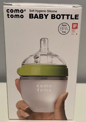 Authentic Comotomo Soft Hygienic Silicone Baby Bottle Sans BPA Free 150 ml 5 oz - Image 1 of 4