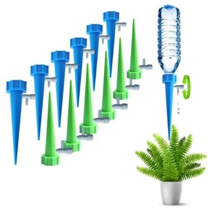 12 Pcs Automatic Plant Self-Watering Spikes Vacation Plant Waterer Device - Picture 1 of 7