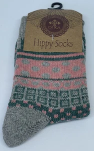 Socks Crew Spot Stripe Square Grey Mix - Mid-Calf - Cotton Polyester Spandex - Bild 1 von 2