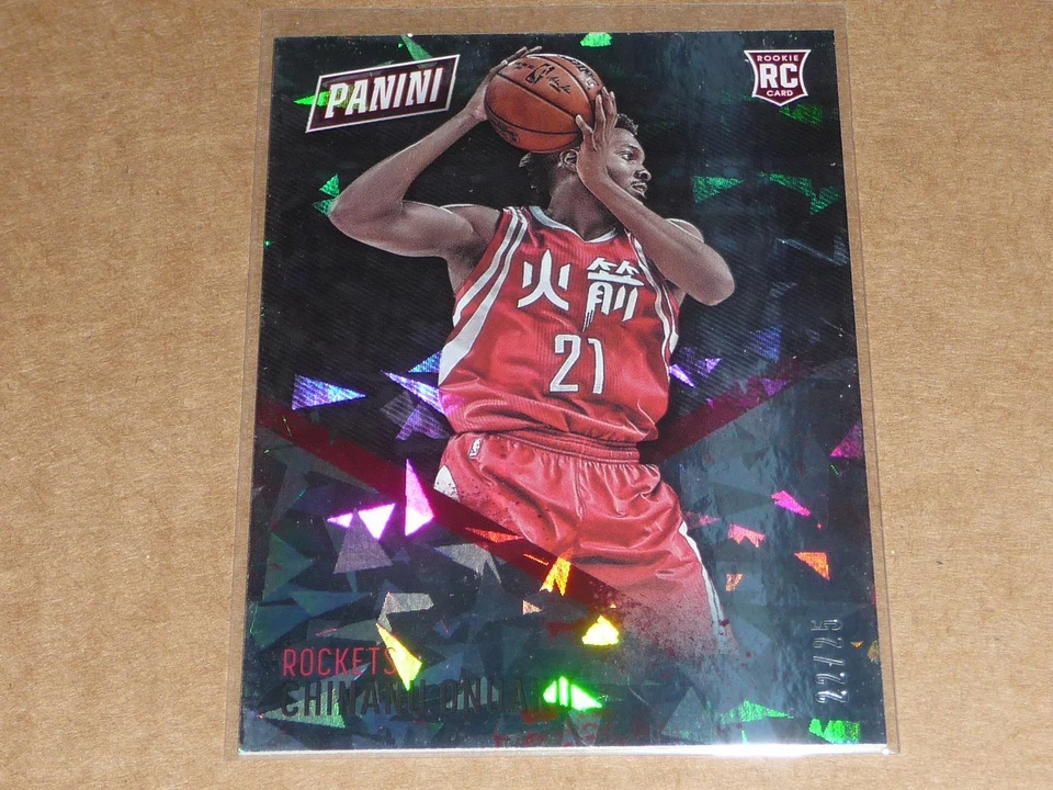 2016/17 Panini DAY CHINANU ONUAKU CRACKED ICE ROOKIE ROCKETS /25 S744 - Image 1 of 1