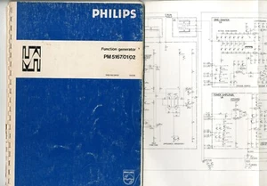 PHILIPS - PM 5167 / 01 / 02 - FUNTION GENERATOR - USERS AND SERVICE MANUAL - Imagen 1 de 1