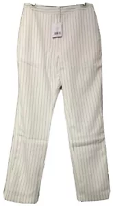 Walter Baker W2762 Womens White Black Stripe Lined Shelley Pants Size 4 New - Picture 1 of 8