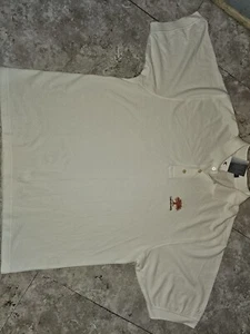 Lyle & Scott Golf Scotland Men’s Polo White Size XL Short Landmark Logo PGA - Picture 1 of 7