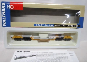 Walthers HO TTX Trailer Train 81' Heavy Duty 4 Truck Depressed Flat Car NOS - Picture 1 of 5