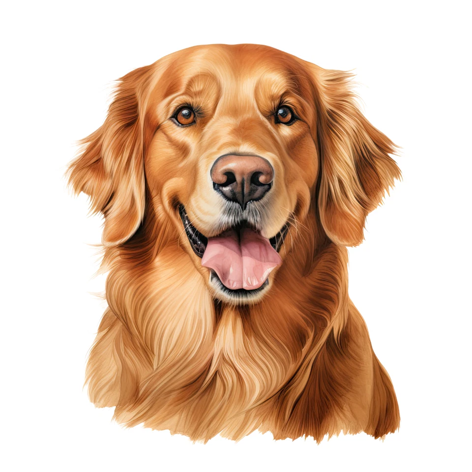 Camisetas/camiseta de raza Golden Retriever calidad absorbente Foto 1 de 1