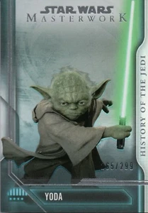 Star Wars Masterworks 2018, Yoda History of the Jedi HJ-1Card #265/299 - Picture 1 of 2