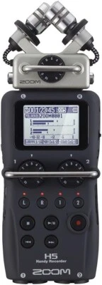 Zoom H5 4-Track Portable DIgital Recorder Handheld NEW Black - Image 1 of 4