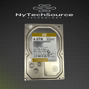 Western Digital WD Gold 4TB 3.5" SATA Desktop HDD Hard Drive Tested -WD4002FYYZ - Picture 1 of 3