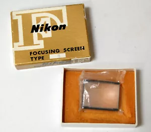 Nikon F Focusing Screen Type B In the Box Good Condition - Picture 1 of 4