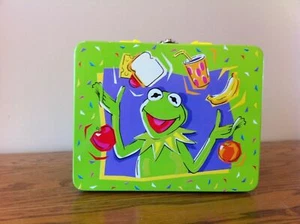 Vintage Kermit the Frog Tin Keepsake Box with Latch by Schylling NEW Free S&H! - Photo 1/8