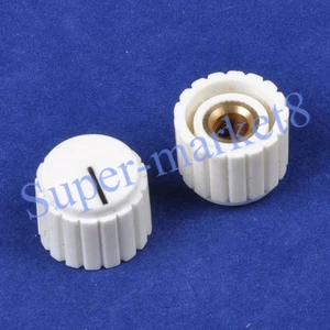 "Amplificador de efecto de pedal de guitarra de punto 1/4" crema/blanco" perno de control con pedal de guitarra puntual - Imagen 1 de 3