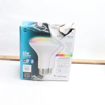 (2-Pk) Ecosmart BR30 65W Replacement Dimmable LED Light Smart Bulb 1007907735 - Image 1 of 4
