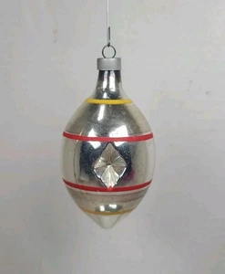 Vintage doppelter Einzug Träne Weihnachtsschmuck, Premier Glas 3,25" - Bild 1 von 4