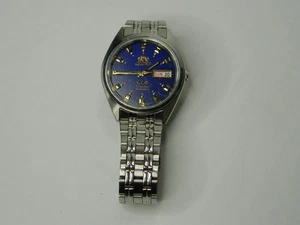 Orologio uomo Orient 3 stelle cristallo vintage automatico 21 jewels Japan - Foto 1 di 10
