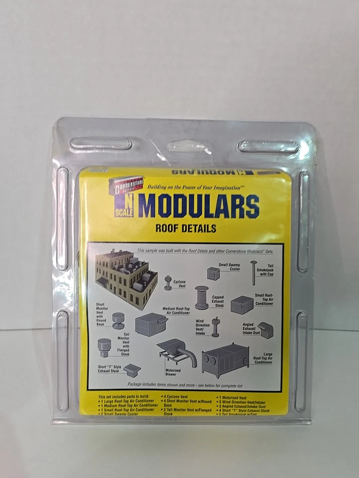 Walthers Cornerstone N 933-3286 Modulars Roof Details Kit