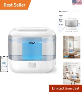 Quiet Ultrasonic Humidifier with App Control - Ideal for Large Rooms & Offices - Picture 1 of 11