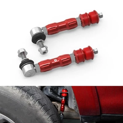 Комплект регулируемых звеньев задней стабилизатора подвески красный для Toyota 4Runner 03-24 FJ Cruiser 07-14 - Изображение 1 из 4