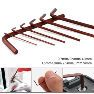 8pcs Small Hex Key Wrench Set 0.7-4mm Hexagon L-Type Wrench Repair-Tools - Picture 1 of 12